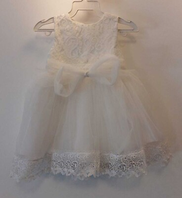 #ad White Beautiful Dress For Little Child Girls For Daily Use Size 1Y $24.00