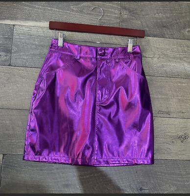 #ad Kiwi metallic pink skirt Women’s Size Small New $45.00