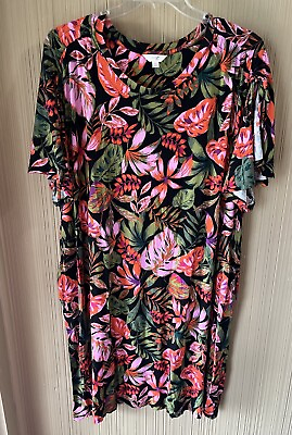 #ad #ad Women’s Plus Size Terra amp; Sky Dress With Pockets Size 4X $26.00