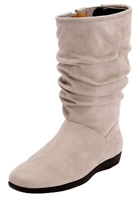#ad Comfortview Wide Width Aneela Wide Calf Slouch Boot Mid Calf Women#x27;s Winter $75.27