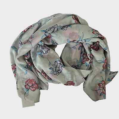 New Nordstrom 14th amp; Union Scarf Red White Blue Pink 27quot; x 50quot; $13.50