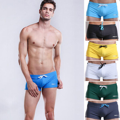 #ad DESMIIT Men Sexy Swimming Shorts Trunks Surfing Swimsuit Swimwear 9 Color $18.99