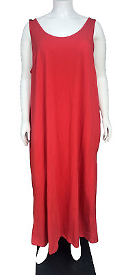 #ad Ellos Dress 3x Red Maxi Dress $14.00
