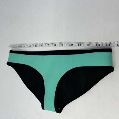 Triangl Neoprene Green Black Bikini Bottom Size XS $8.40