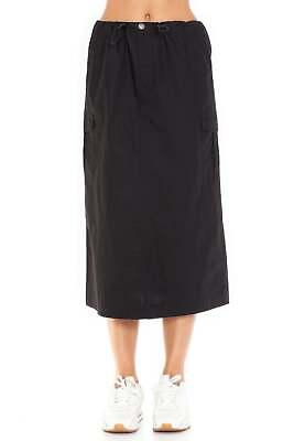 #ad Cargo Skirt With Drawstring Midi Skirt $24.97