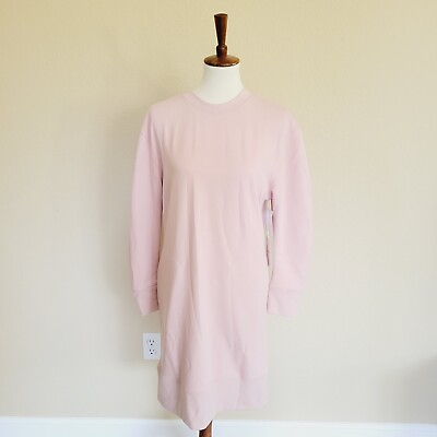 #ad New NORDSTROM sz M pink long sleeves dress 477 $33.00