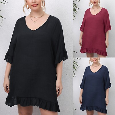 Swimsuit Cover up for Women plus Size Swimsuit Cover Ups For Women Seethrough $18.99