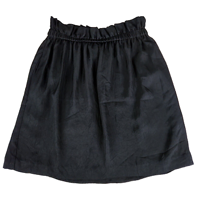 #ad Club Monaco Black Lined Wilena A Line Skirt Women#x27;s 00 $29.97