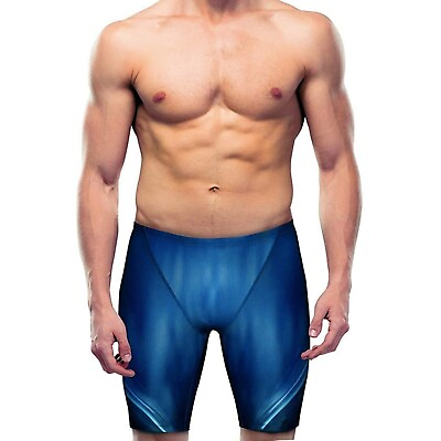 Men Professional Comfortable Training Pool Jammers Shorts Swimsuit S M L XL $10.95