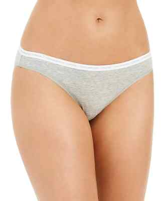 CALVIN KLEIN CK One Bikini Panty Womens Small Gray Heather Cotton NWT $9.07