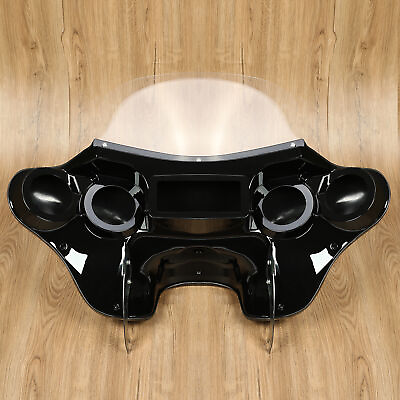 For Harley Davidson Heritage Fatboy Softail Deluxe Batwing Fairing 4 Speaker $280.00