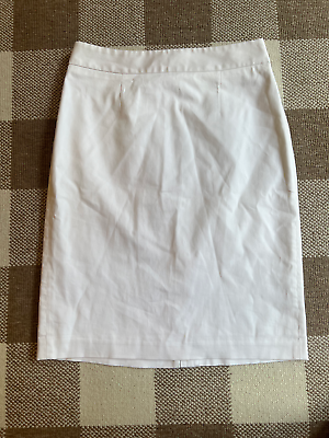#ad Banana Republic White Pencil Skirt Size 4 $13.00