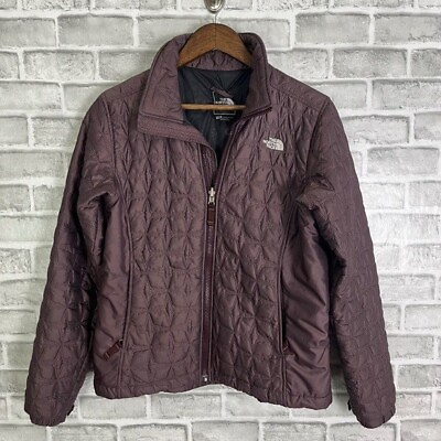 #ad The North Face Womens Burgundy Packable Full Zip Puffer Jacket Size Medium Nylon $34.99