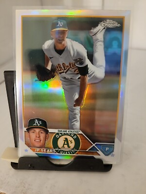 #ad 2023 Topps Chrome Update JP Sears USC42 Refractor Oakland Athletics $2.00