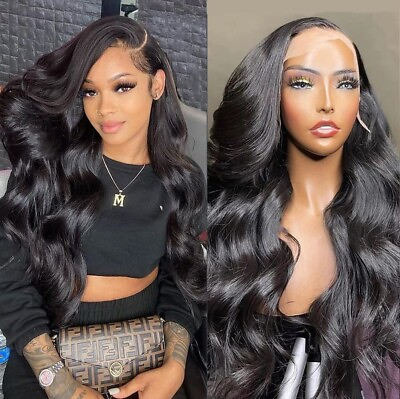 13×4 Lace Front Wig Body Wave Human Hair Lace Front Wigs for Women Virgin Wigs $188.69