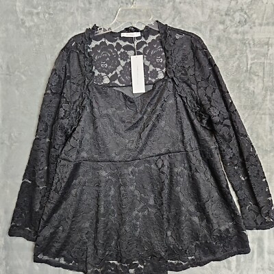 #ad #ad Rosegal lace black women#x27;s sz 5X New long sleeve party tunic $19.00