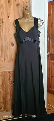 long black evening dress size 12 GBP 60.00