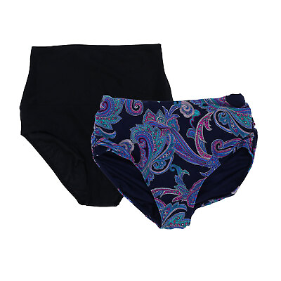 #ad #ad Island Escape Womens Bikini Bottoms High Waist Swimsuit Bathing Suit Swim New $19.99