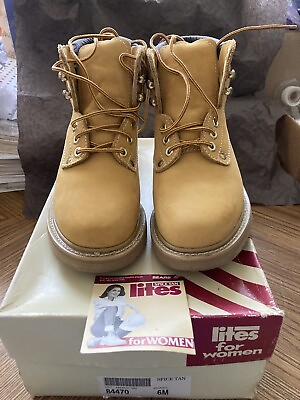 #ad #ad Lites for women Sears 6M spice tan boots shoes been in storage $20.00