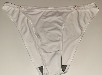 #ad Plus Size White String Bikini Panties 1X $25.00