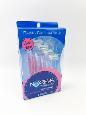 Noxzema Bikini Shave amp; Trim Shavers 5 Pack Razors Soothing Aloe $35.99