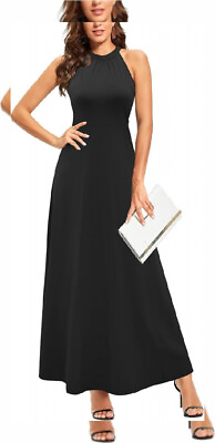 #ad STYLEWORD Women#x27;s Summer Fashion Formal Maxi Dresses Small B1 black 139 $54.59