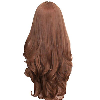 Faux Hair Lightweight Cosplay Party Hair Ladies Fashion Long Wig Beautiful $13.35