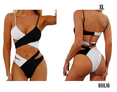 #ad Womens Bandage Push up Padded Bra Bikini Set Swimsuit Bathingsuit $27.99