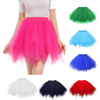 #ad High Quality New Tutu Skirt Skirts LADY WOMEN GIRLS KIDS Fancy Dress Hen Party $17.99