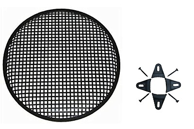 1 12quot; SubWoofer Metal Mesh Cover Waffle Speaker Grill Protect W Clips and Screw $7.80