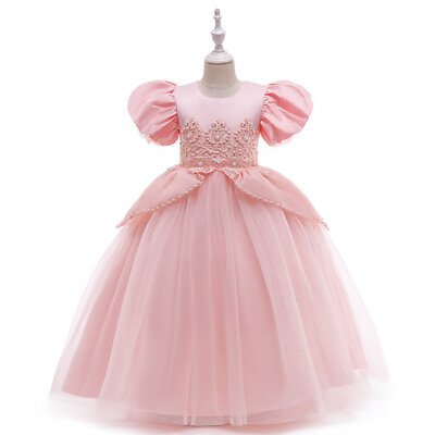 #ad Kids Baby Princess Performance Dress Girls Party Dresses Wedding Pageant Gown $18.39