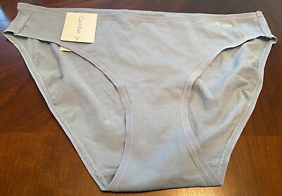 #ad Calvin Klein bikini panties Blue size medium NWT $8.00