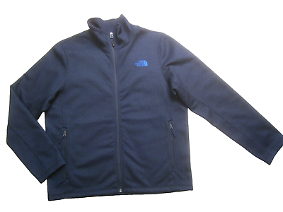 #ad The North Face Cub1 Full Zip Sweater Jacket Navy Blue Mens XL EUC $30.00