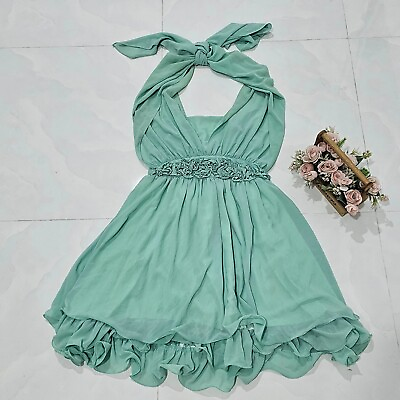 #ad Rew de Rew Women Prom Party Dress Lolita Hime Gyaru kawaii cute dresses Green $37.99