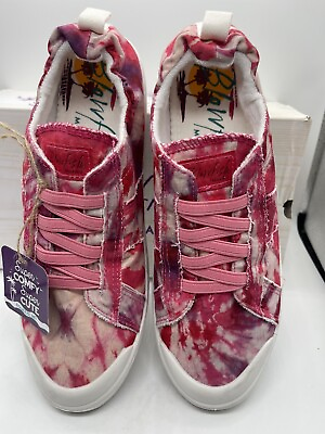 #ad Blowfish Malibu Women#x27;s Vex Canvas Sneaker Sz 10 Berry Crush Tie Dye $24.92