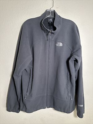 #ad The North Face Windwall Jacket Mens Gray XL Full Zip Outdoors Hiking $42.99