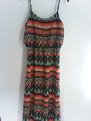 #ad By amp; By Multicolored Long Maxi Dress Size Medium $22.00