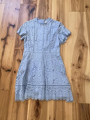 #ad Altar’d State Blue Medium Lace Dress $29.99