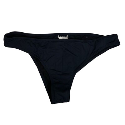 #ad XXL Roxy Women#x27;s New Black Bikini Bottoms Swimwear Beach Classics $24.00