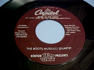 #ad Boots Mussulli Quartet EX VINYL amp; GREAT AUDIO Blues In The Night Little Man $11.99