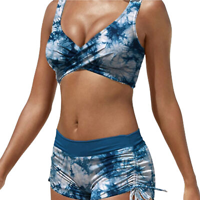 Bikini Set Soft Charming Casual Beach Women Swimsuit Polyester $18.65