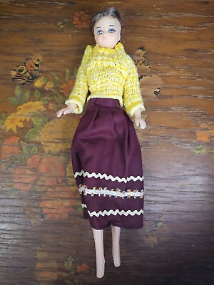#ad Plastic Doll Made In Hong Kong With Extra Dress $16.00