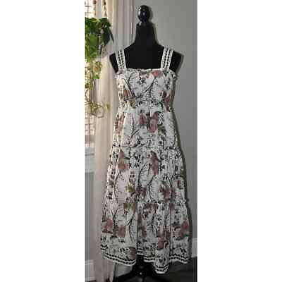 #ad #ad Women’s Floral Cotton Boho Dress $65.00