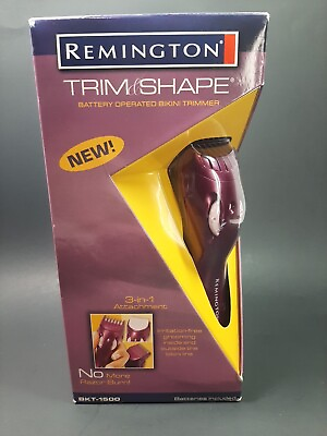 #ad Remington BKT 1500 Trim amp; Shape Bikini Trimmer Grooming Battery Operated 2 AAA $69.99