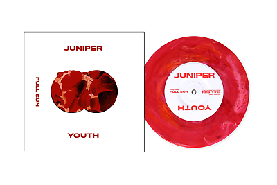 Juniper Youth Full Sun 7quot; Red with Pink Orange Swirl NEW Melodic Hardcore $11.99