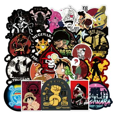 #ad One Piece Stickers 100 Lot Anime Sticker Set $8.25
