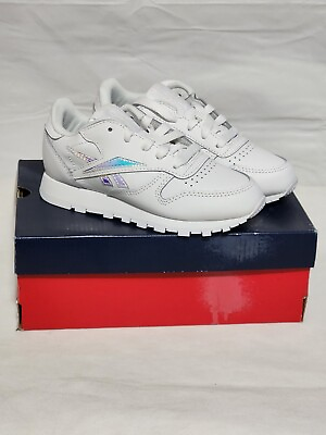 #ad #ad Reebok Classic Leather Sneakers Size 12 Kids Girls White $44.20