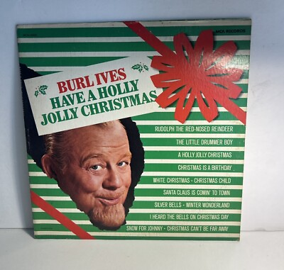 #ad #ad Burl Ives Have A Holly Jolly Christmas Vinyl LP MCA 15002 $25.00