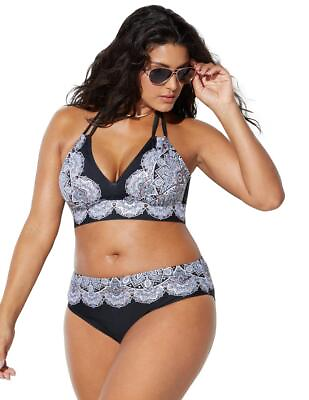 #ad Swimsuits for All Women#x27;s Plus Size Avenger Halter Bikini Set $49.19