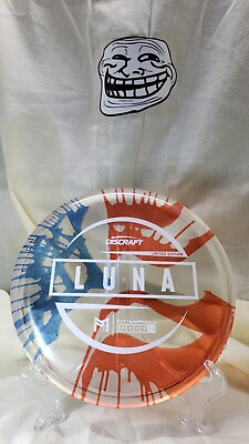 NEW 2023 Discraft Paul McBeth Luna Fly Dye American w White Stamp $90.00